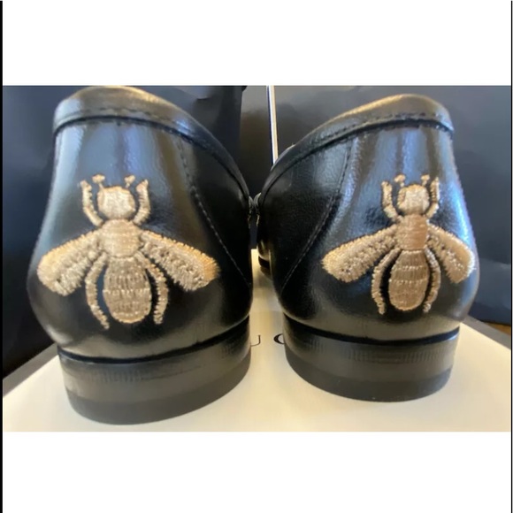 Gucci Leather & Tweed Loafer Formal Casual Slip on - Picture 3 of 7